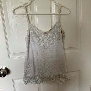 Lace tank top